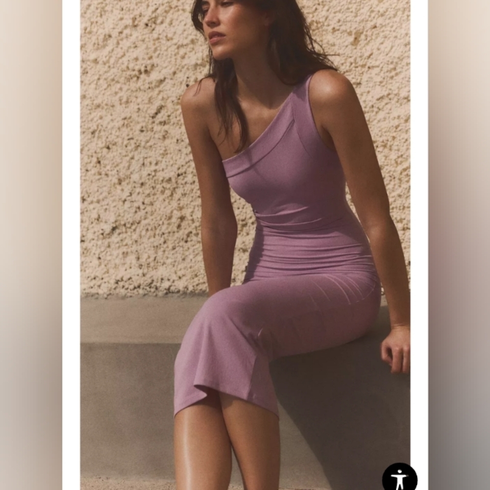 Zara Asymmetric Midi Dress - Picture 3 of 8